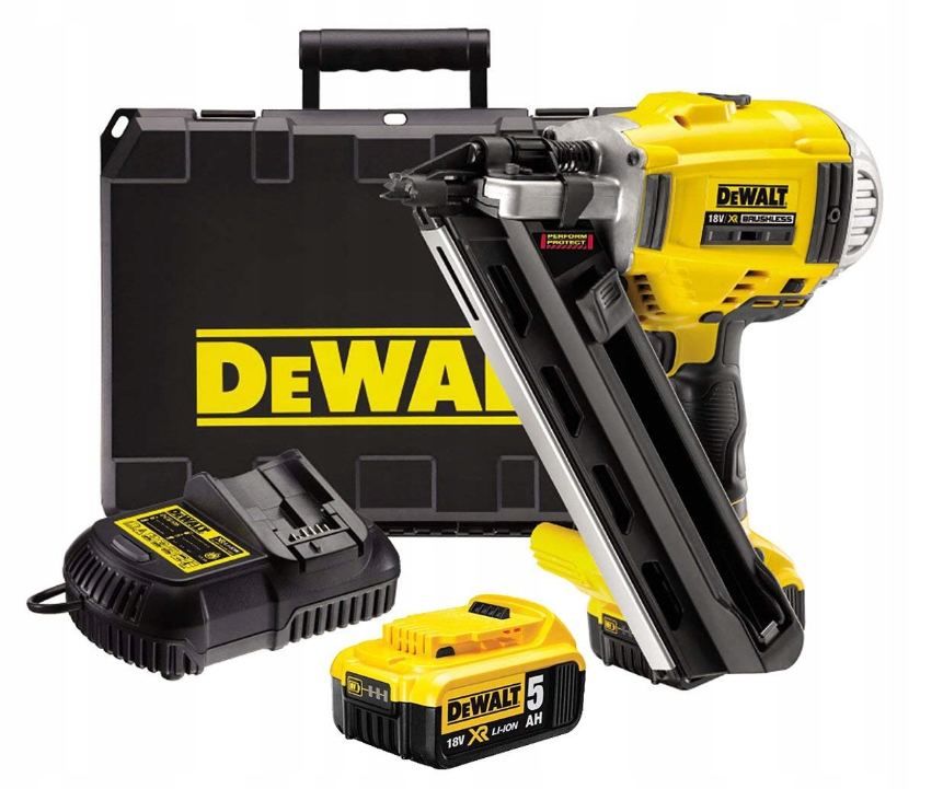 Гвоздезабивной пистолет DeWalt DCN695P2-QW аккумуляторный бесщеточный - фото 1 - id-p204540862