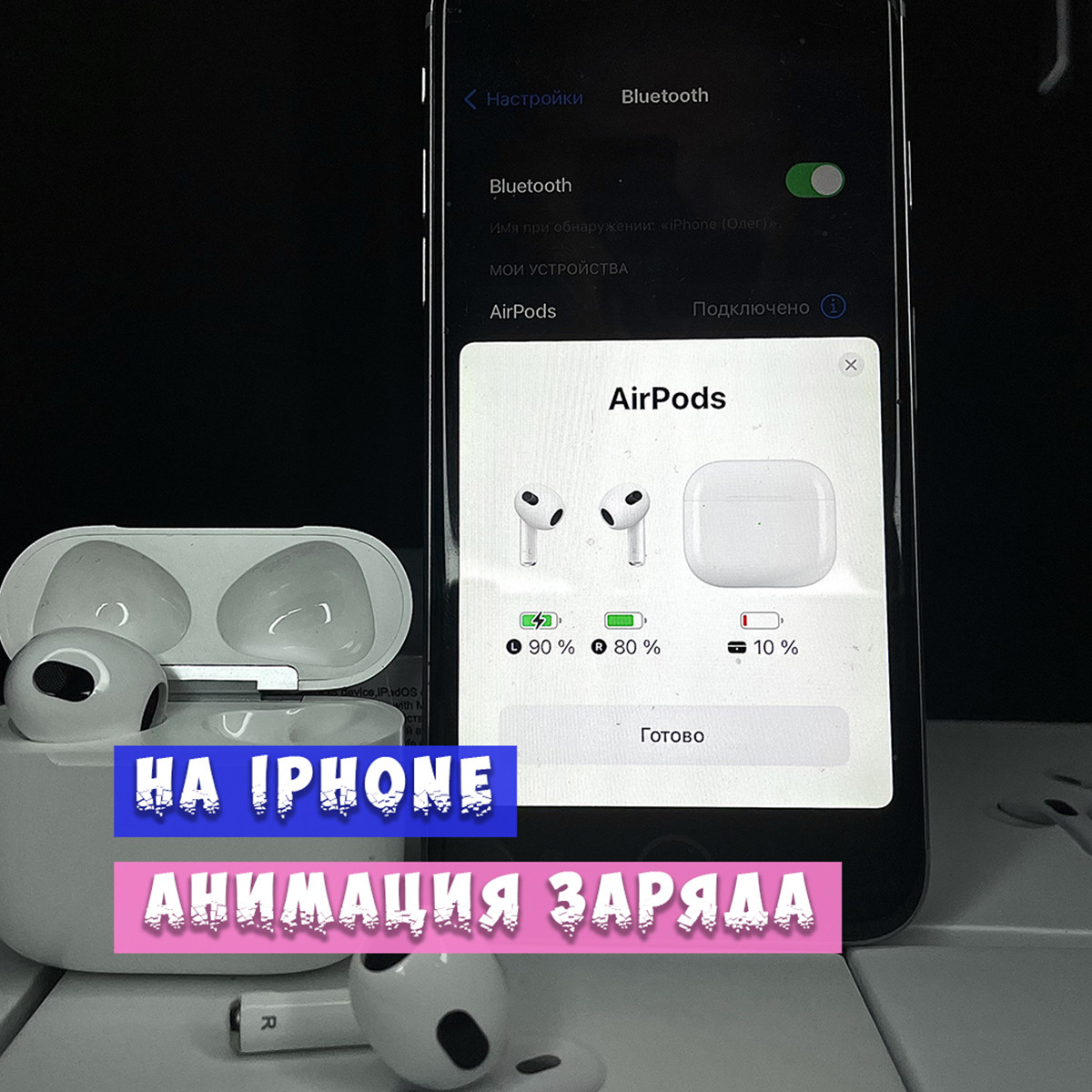 AirPods 3 Premium Беспроводные наушники - фото 6 - id-p198933360