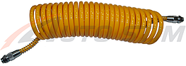 Перекидка воздушная 7,5 метра 12х9 желтая M16x1,5  материал Polyurethane