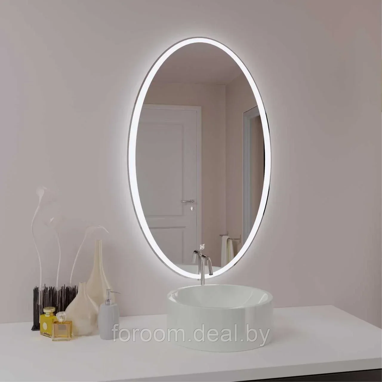Зеркало с LED подсветкой Милания Ангелина 600*800 - фото 4 - id-p183068478