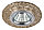 Светильник ЭРА декор cо светодиодной подсветкой MR16, шампань DK LD4 CHP/WH, фото 2