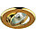 Светильник ЭРА декор "круглый  со стеклянной крошкой" MR16,12V, 50W, золото/золотой бл C0043760, фото 2