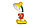 Светильник настольный Camelion  KD-388  C07  жёлтый (с часами, 230В, 40Вт, E27), фото 2