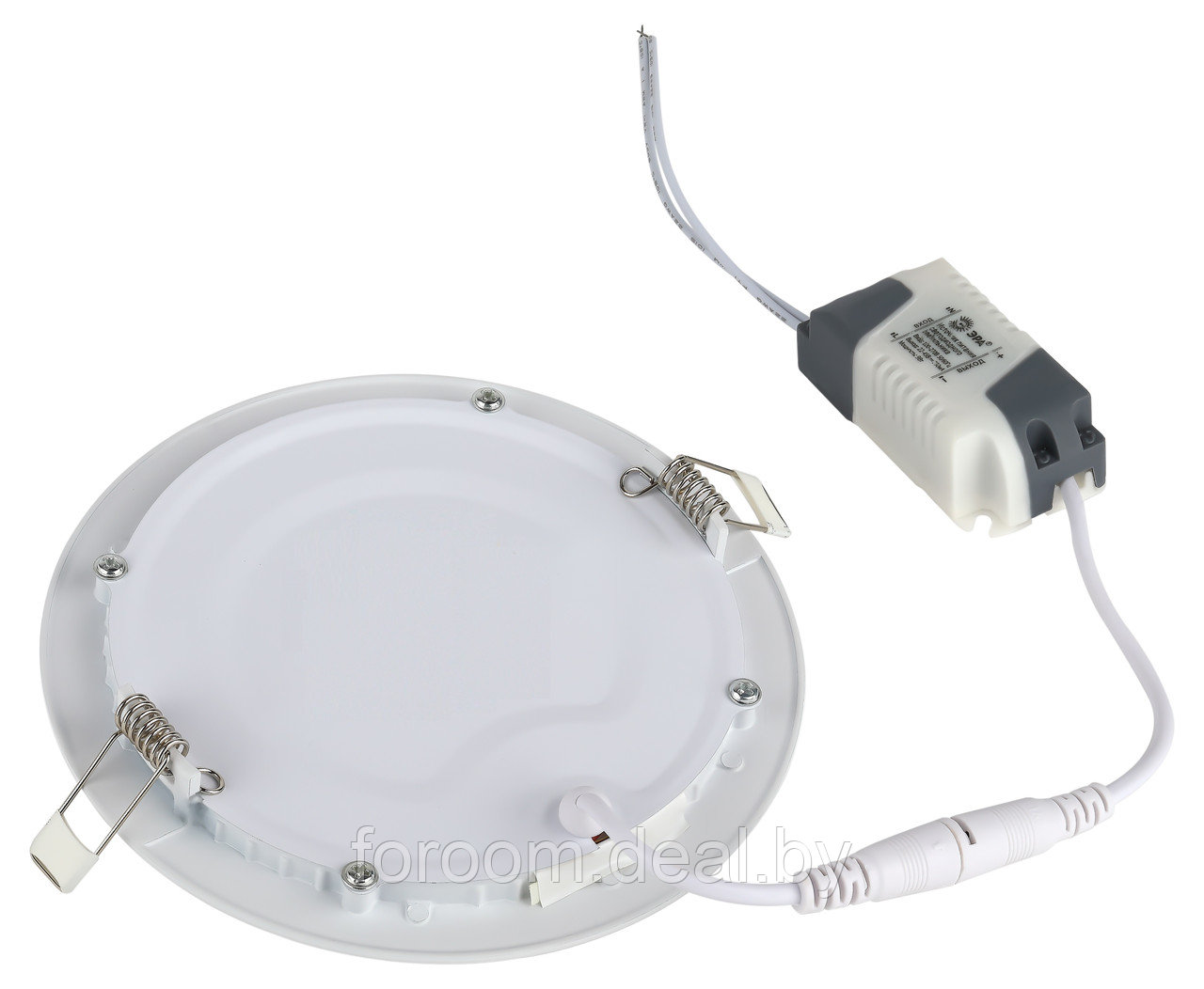Светильник встраиваемый ЭРА LED 1-9-4K 9W 220V 4000K, d 146 мм круглый - фото 2 - id-p198275146