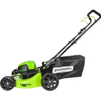 Газонокосилка Greenworks GD60LM46HP (с 1-м АКБ 4 Ah) - фото 4 - id-p204556161