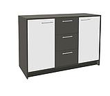 Комод Артём-Мебель Оптима СН 111.01 белый графит, фото 2