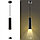 Эра Светильник PL1 GU10 BK 300 подвесной, GU10, D80*300мм, черный ЭРА 1/20, фото 2