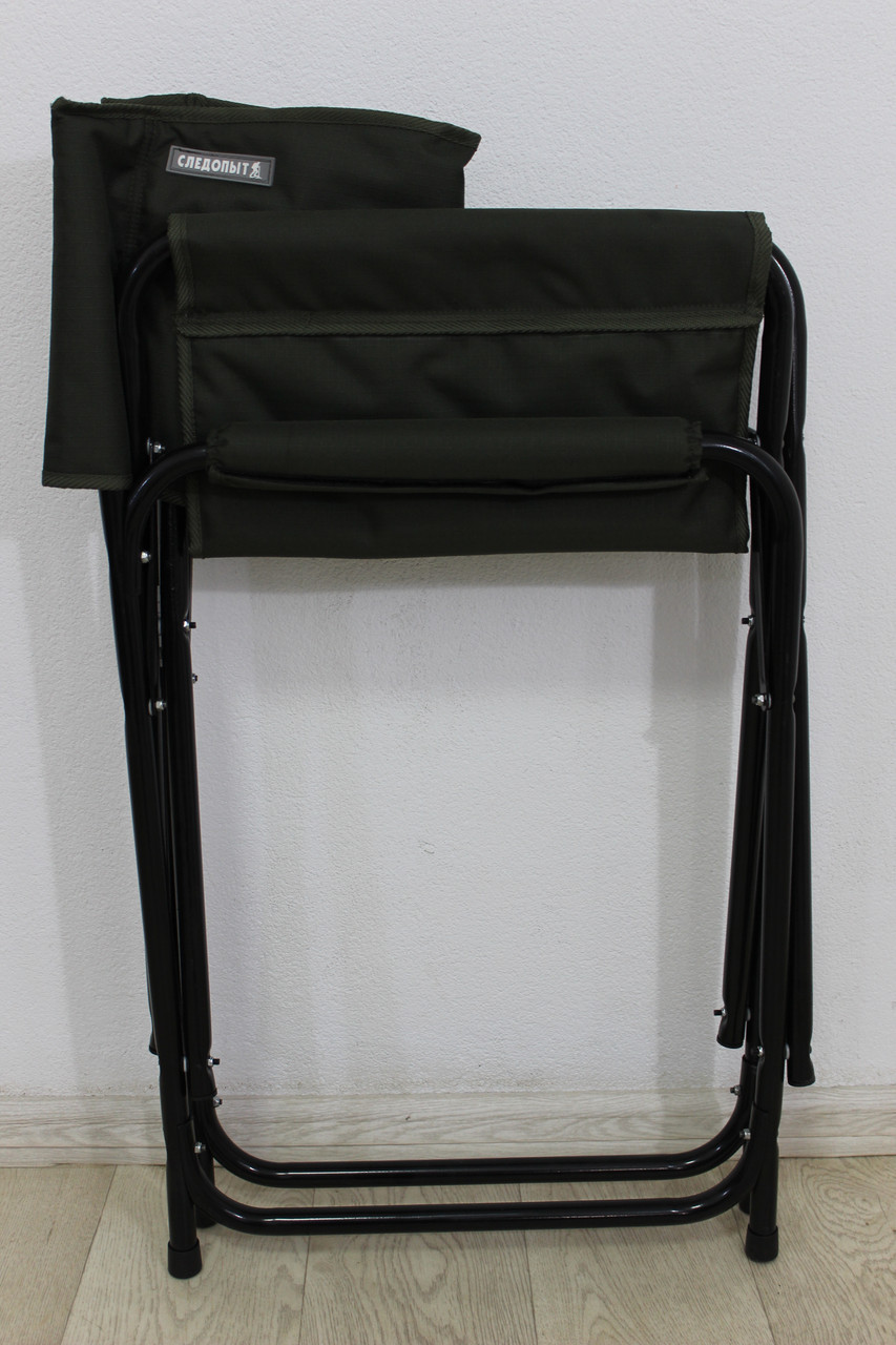 Кресло складное "СЛЕДОПЫТ" 585х450х825 мм, сталь 20 мм, хаки - фото 9 - id-p189024632