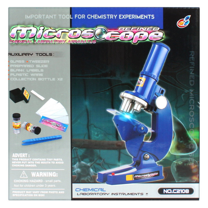 Микроскоп с подсветкой для детей - фото 1 - id-p204562662