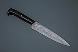 Ножи кухонные из дам. стали (черное дерево). Нож “Шеф-повар малый”, фото 2