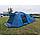 Туристическая кемпинговая палатка  4-х местная Mircamping, арт.1600W-4 (510x250x185/160 см.), фото 6