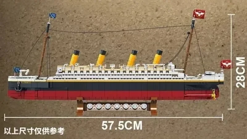 Конструктор "Титаник" SX 9099 (57 см) 1507 деталей - фото 4 - id-p204574375