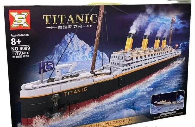 Конструктор "Титаник" SX 9099 (57 см) 1507 деталей - фото 2 - id-p204574375