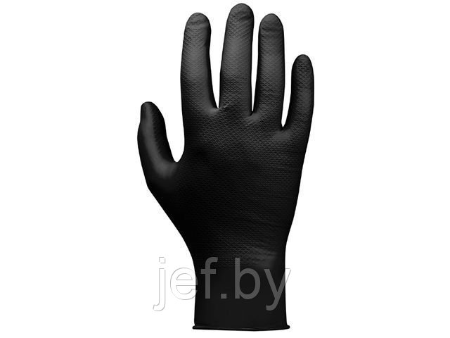 Перчатки нитриловые р-р 9/L черные 25 пар JETA SAFETY JSN50NATRIXBL09-L