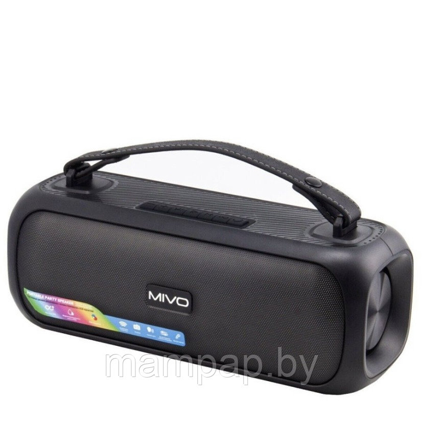 Mivo M13 Портативная беспроводная музыкальная Bluetooth колонка с RGB подсветкой и ручкой - фото 5 - id-p204573649