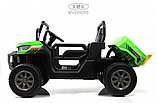 Детский электромобиль RiverToys H005HH (зеленый) Двухместный, фото 3