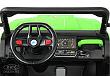 Детский электромобиль RiverToys H005HH (зеленый) Двухместный, фото 5