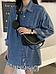 Сумка клатч женский черный через плечо ALeggo кожаный маленький модный Сумочка для телефона, фото 3