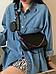 Сумка клатч женский черный через плечо ALeggo кожаный маленький модный Сумочка для телефона, фото 5