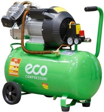 Компрессор ECO AE-502-3 (440 л/мин, 8 атм, коаксиальный, масляный, ресив. 50 л, 220 В, 2.20 кВт) - фото 1 - id-p204590026