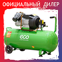 Компрессор ECO AE-1005-3 (440 л/мин, 8 атм, коаксиальный, масляный, ресив. 100 л, 220 В, 2.20 кВт)