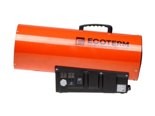 Нагреватель воздуха газ. Ecoterm GHD-50T прям., 50 кВт, термостат, переносной - фото 3 - id-p204590152