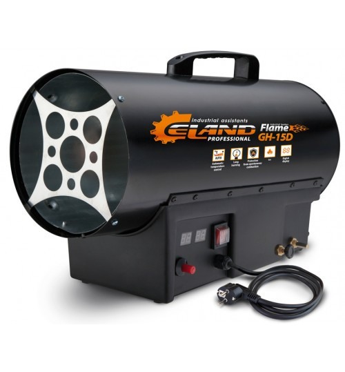 Газовая пушка (обогреватель) с термостатом 15кв. ELAND (GH-15D) - фото 1 - id-p204590204