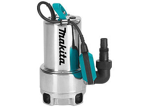 Дренажный насос для грязной воды MAKITA PF 1110 (1100 Вт, 15000 л/ч, до 5 м, стальн. корпус)