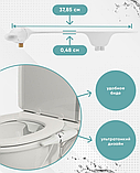 Гигиеническая биде  -  приставка для ванной комнаты (2 режима работы) / Биде - накладка для унитаза, фото 3