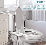 Гигиеническая биде  -  приставка для ванной комнаты (2 режима работы) / Биде - накладка для унитаза, фото 10