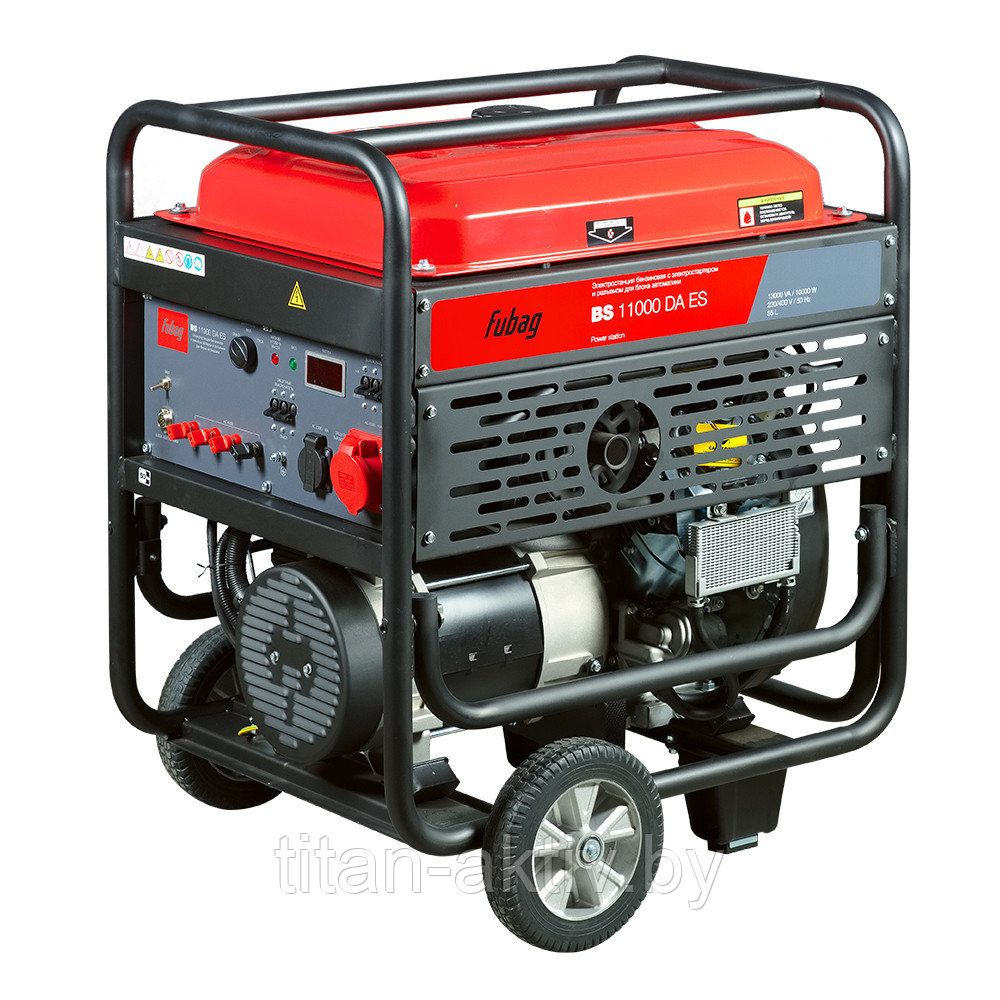 Генератор бензиновый FUBAG BS 11000 DA ES с электростартером и коннектором автоматики - фото 1 - id-p204596516