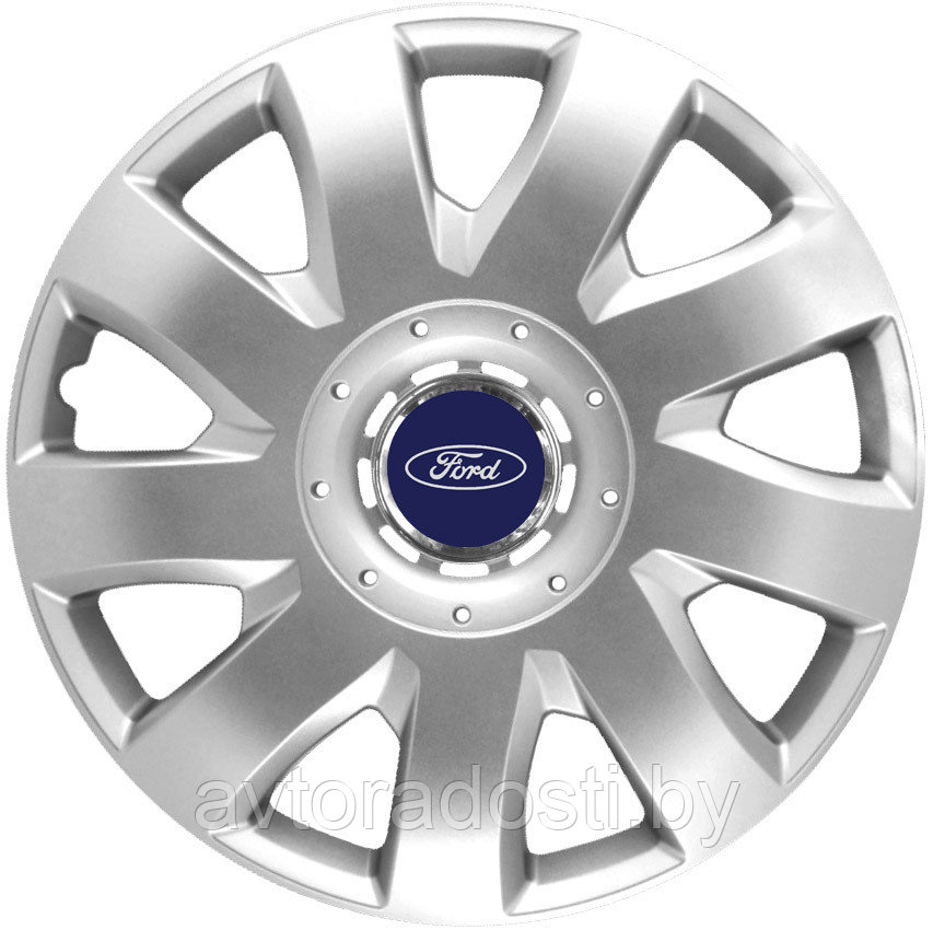 Колпаки на колеса SJS модель 311 / 15"+ комплект значков Ford