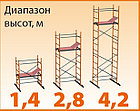 Вышка-тура "ДАЧНИК" (Компакт), 0,7х1,2м, Н=4,2м, фото 2