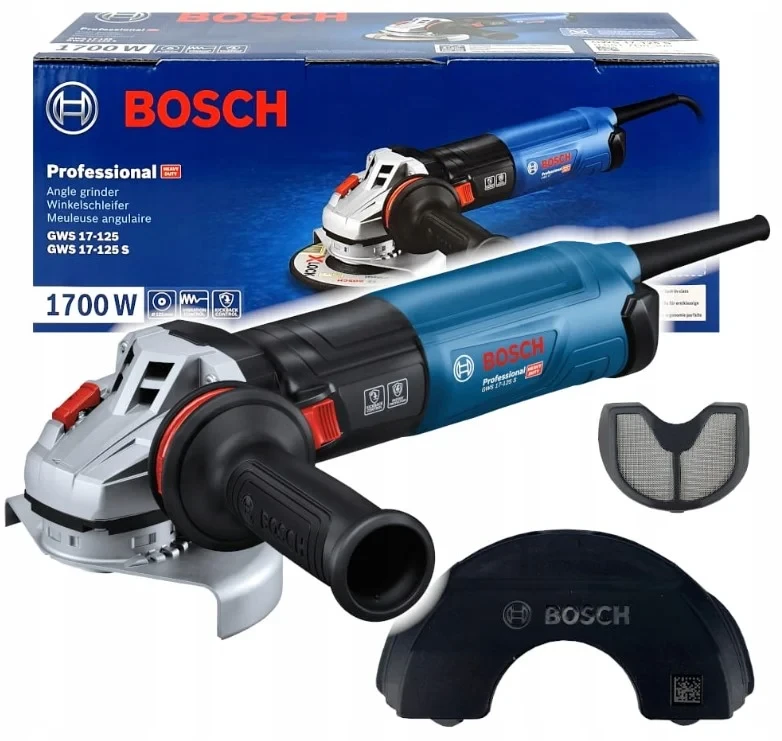 Угловая шлифмашина Bosch GWS 17-125 S (1700 Вт, Германия) 06017D0300 - фото 1 - id-p204606393