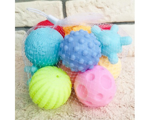 Набор текстурных тактильных игрушек "Сенсорные мячики"