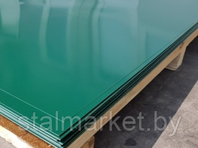 Гладкий лист 0,45 мм полимерный двусторонний