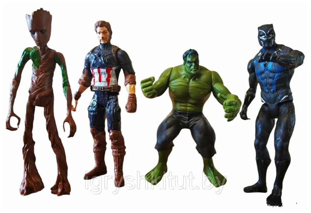 Набор супергероев Марвел (Marvel), 11 героев - фото 4 - id-p204608970