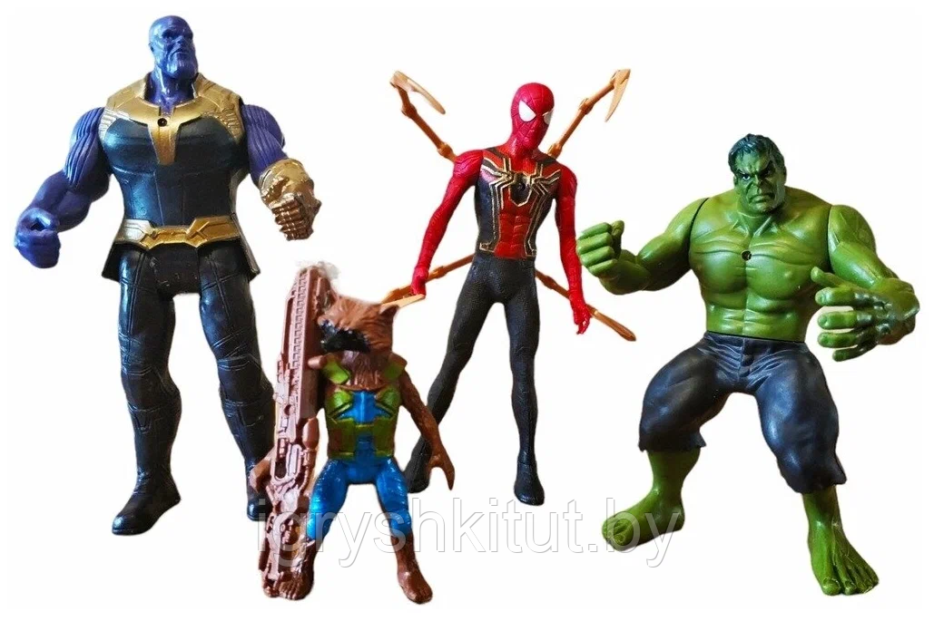 Набор супергероев Марвел (Marvel), 11 героев - фото 5 - id-p204608970