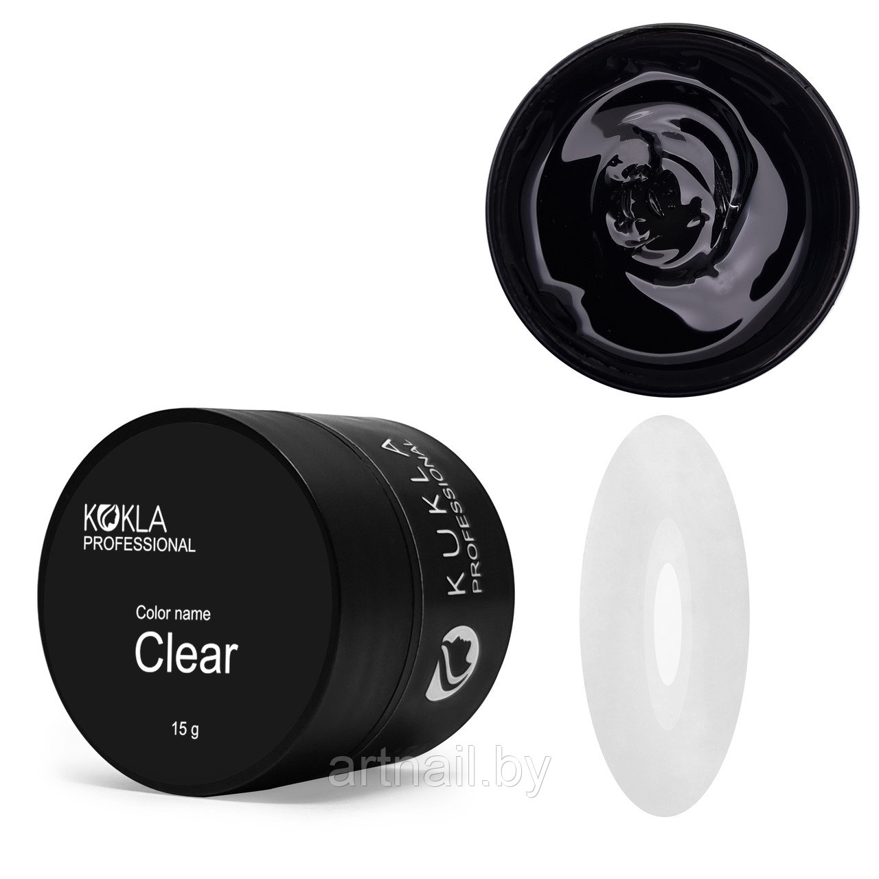 Гель KUKLA Professional камуфлирующий Clear, 15гр