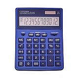 Калькулятор настольный CITIZEN "SDC-444X", 12-разрядый, темно-синий, фото 4