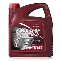 Multi SF 15W-40 API SF/CD 5л. Всесезонное моторное масло на глубокоочищенной минеральной основе