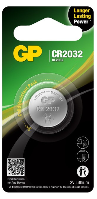 GP Lithium CR2032 BP Эл.питания - фото 1 - id-p204611811