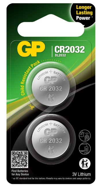 GP Lithium CR2032-7C2 Эл.питания - фото 1 - id-p204611813