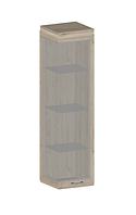 Шкаф-пенал с витриной Лером Мелисса ШК-2865-ГС (гикори джексон светлый)