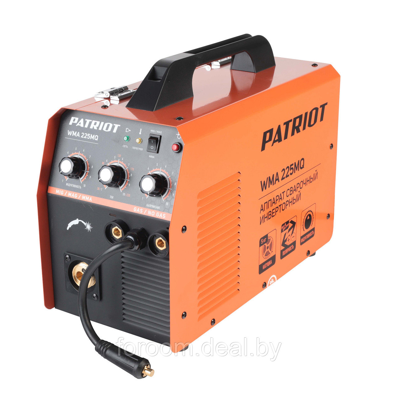 Полуавтомат сварочный инверторный Patriot WMA 225 MQ - фото 3 - id-p183078354