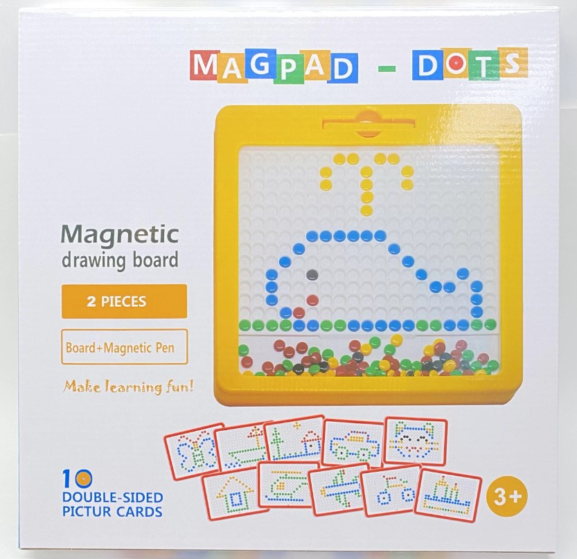 Магнитный планшет для рисования MagPad - Dots. - фото 1 - id-p204621277