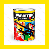 Краска FARBITEX ЖЁЛТАЯ 1.8 кг ПФ-115 и МА-15 Масляная Эмаль