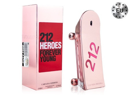 Женская парфюмерная вода Carolina Herrera - 212 Heroes Forever Young Edp 80ml (Lux Europe) - фото 1 - id-p204622195