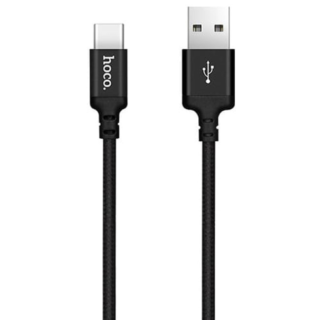 USB кабель Hoco X14 Times Speed Type-C для зарядки и синхронизации, длина 1 метр (Черный) - фото 1 - id-p204622513