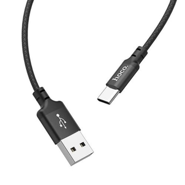 USB кабель Hoco X14 Times Speed Type-C для зарядки и синхронизации, длина 1 метр (Черный) - фото 2 - id-p204622513